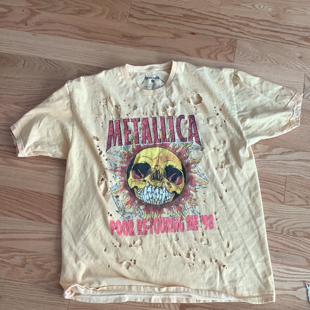 Metallica oversized tee